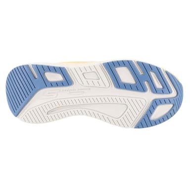 Skechers Women's Max Cushioning Elite 2.0 Solace Hands Free Slip-Ins Sneaker, Blue/Orange, 9 - Image 3