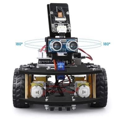 ELEGOO UNO R3 Smart Robot Car Kit V4 for Arduino Robotics for Kids Ages 8-12 12-16 STEM Science Kits Coding Gifts for 8 9 10 11 12 13 14 15 16 Year Old Boys Girls Teens Cool Engineering Building Toys - Image 7