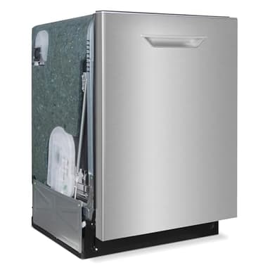 COSMO COS-DWV24TTR 24 in. Vista Collection Built-in Dishwasher, Advanced Sanitize Technology, Ultra-Quiet Operation in Stainless Steel - Image 3