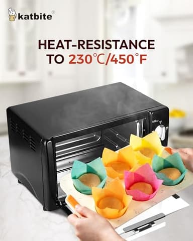 Katbite Tulip Cupcake Liners 200PCS, Muffin Liners Baking Cups, Cupcake Wrapper for Party, Wedding, Birthday - Image 6