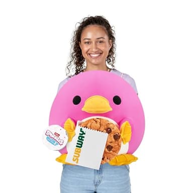 Snackles Series 2 Platypus & Subway 14 Inch Plush by ZURU, Ultra Soft Plush, Collectible Plush with Real Licensed Brands, Stuffed Animal, Giftable - Image 3