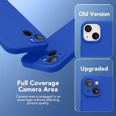 SuydanBox Magnetic for iPhone 15 Case, Compatible with MagSafe, [Screen Protector + Full Camera Protection], Silicone Shockproof Anti-Scratch Protective Phone Case for iPhone 15 6.1", Klein Blue - Image 8