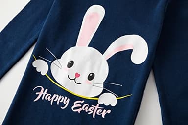 Family Feeling Easter Bunny Baby Girls Pajamas Long Sleeve Cotton Toddler Kid Rabbit Pjs 18-24 Monthes - Image 4