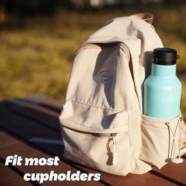 Insulated Water Bottle with Straw,17 OZ Double Wall Vacuum Stainless Steel Water Flask with 2 Lids,Forest Green - Image 7