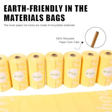 USBOO Diaper Disposal Bags - 20 Refill Rolls/300 Pack Baby Poop Bag with Dispenser | Tropical Fruit Scented | Leak Proof & Trash Bags for Diapers | Baby Essentials - Image 6