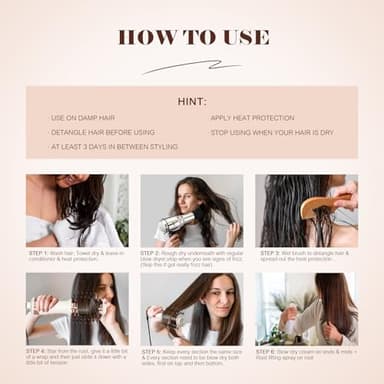 Travel Blow Dryer Brush in one, Dual Voltage Mini Hot Air Brush, Hair Trends Nano Titanium 2 Inch One Step Hair Dryer and Styler Volumizer Oval Shape - Image 7