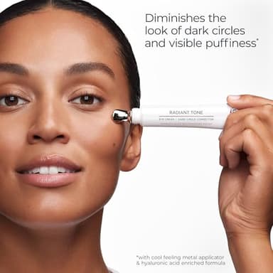 Eucerin Radiant Tone Eye Cream Dark Circle Corrector, Eye Brightening Cream with Thiamidol and Hyaluronic Acid, Helps Reduce the Look of Eye Puffiness, 0.5 Oz Tube - Image 7