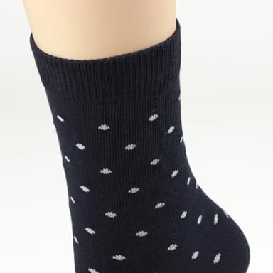 COTTON DAY Women's Soft Combed Cotton Dress Socks Seamless Toe Pattern Design (Stripes Spots Size 6-9) - Image 7