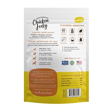 Pet Jerky Factory Premium Whole Muscle Chicken 5 oz. Dog Jerky Treats | 100% Human Grade | USA Made | High Protein | Grain Free | Limited Ingredients | No Filler | BHA-BHT Free | Chewy Texture - Image 2