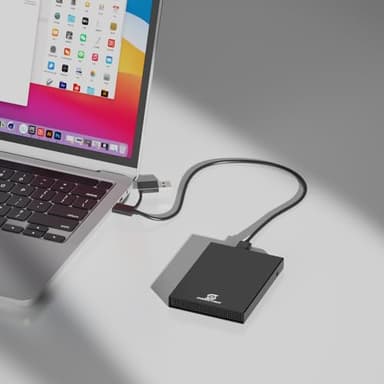 OSENTRiX O2-BK 2TB USB 3.0 Pocket-Size Portable External Hard Drive (for Windows, MacOS, Xbox, PS) - Image 6