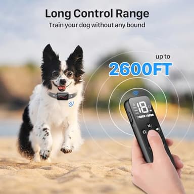 Vsezund Training Collar, Training Collar with Remote for Small, Medium, Large Dogs with Vibration, Beep, Security Lock, and Waterproof - Image 5
