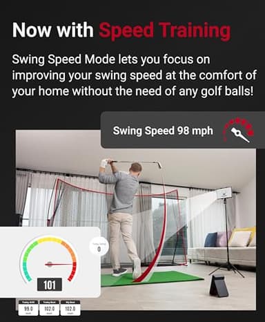 Voice Caddie SC4 PRO Golf Launch Monitor & 3D Driving Range Simulator for Indoor and Outdoor Use | Portable Golf Swing Analyzer & Tracker with Built-in Screen | No Fees - Image 4