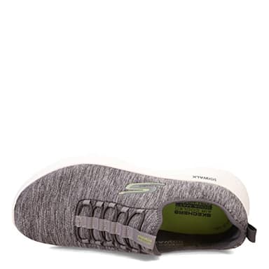 Skechers mens Gowalk Flex - Athletic Slip-on Casual Walking Shoes With Air Cooled Foam Sneaker, Grey/Lime 2, 9.5 US - Image 8