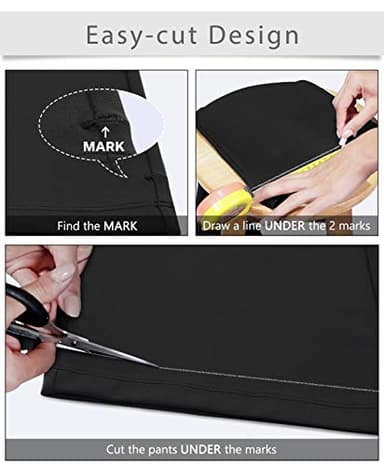 IUGA Yoga Pants Women Wide Leg High Waist Bootcut Workout Flare Leggings Tummy Control Work Dress Pants Women 4 Pockets Black - Image 4