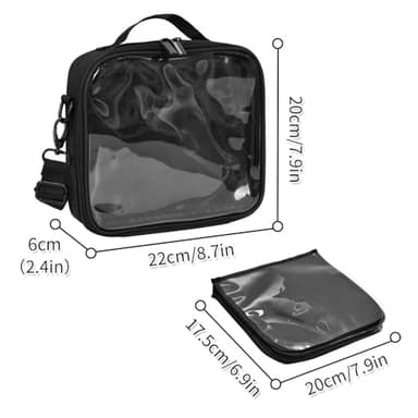 BOHEMIABY Enamel Pin Display Book, Collections Travel Pin Trading Book, Large Pin Display Board with Digital Label & Shoulder Straps, Suitable for Storing Enamel Pins (6 Page Pin Display Board) - Image 5