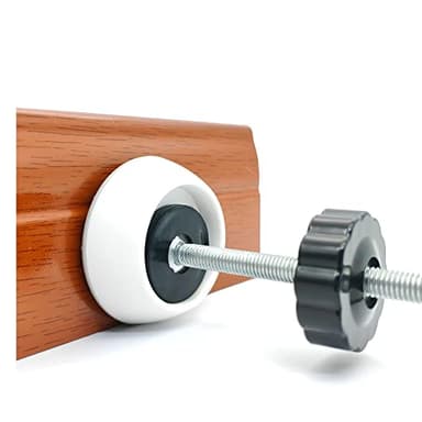 Vmaisi Baby Gate Wall Protector - Protect Walls from Pressure Mounted Pet Dog Gates, 4 Pack White - Image 8