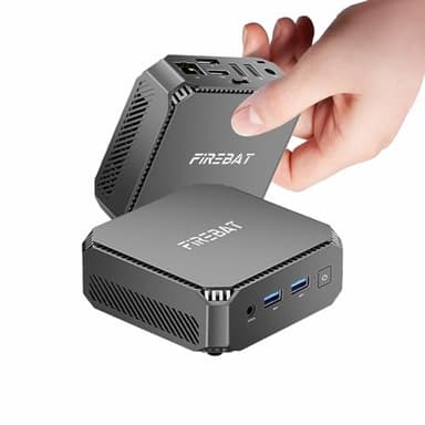 FIREBAT Mini PC N150 Intel (3.6GHz), DP1.4, 1GHz 24EUS 4K UHD, 16GB SO-DIMM DDR4 RAM 512GB M.2 SSD, Small Mini Gaming Desktop Computer, Mini Server for Office, Business, Home Heather - Image 1