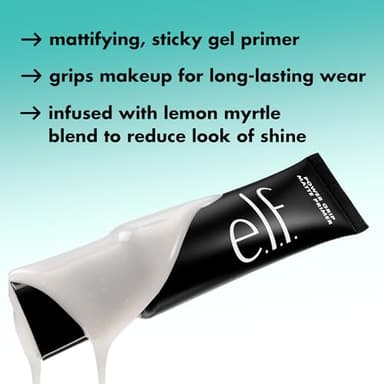 e.l.f. Power Grip Matte Primer, Gel-Based & Hydrating Face Primer For Smoothing Skin & Gripping Makeup, Moisturizes & Primes, Vegan & Cruelty-Free - Image 3