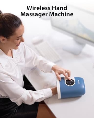 CINCOM Upgraded Hand Massager with Heat and Compression for Arthritis and Carpal Tunnel - Cordless & Rechargeable, Gifts for Women - Image 5