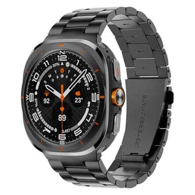 Band Compatible with Samsung Galaxy Watch Ultra 47mm(2025/2024),Metal Stainless Steel Bands Strap Men Women,NOT for Galaxy Watch 8 7 6 5 4 Band 40mm 44mm 45mm/Watch 8 6 4 Classic 42mm 46mm 43mm 47mm - Image 1
