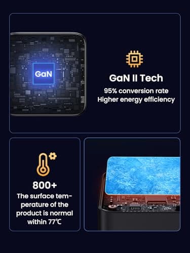 UGREEN Nexode 100W GaN USB C Charger, 4-Port Compact Foldable Fast Laptop Charger Power Adapter for MacBook Pro/Air, iPad Pro, iPhone 17/16/15 Series, Galaxy S25/S24, Pixel 10/9, Steam Deck, Pixelbook - Image 9