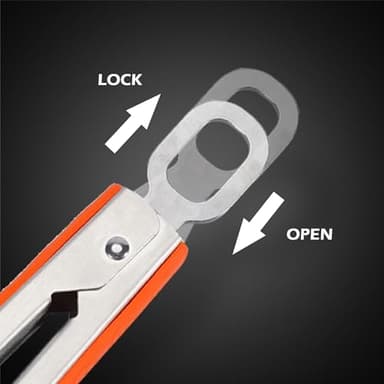 Kitchen Tongs for Cooking, Premium Stainless Steel with Halloween Design Silicon Tips- 500℉ Heat Resistant, Bats and Pumpkins Halloween Gifts, Set of 2(9" and 12") - Image 6