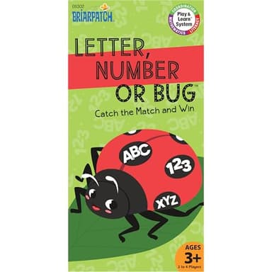 Briarpatch, Letter Number or Bug Game, Early Preschool Learning for Toddlers, Kindergarten and 1st Grade - Image 2
