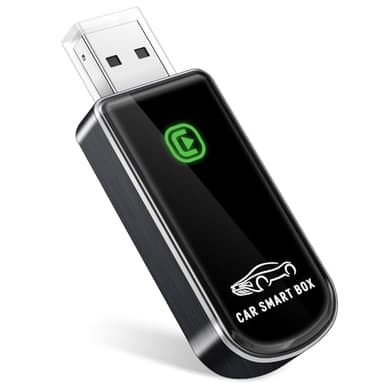 Wireless CarPlay Adapter for Apple iPhone iOS 10+ & Cars from 2015+ , Mini Edition, Converts Factory Wired to Wireless CarPlay Dongle Plug & Play (Brushed Cobalt Blue) - Image 1