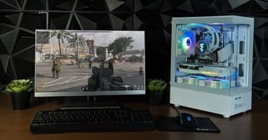 ViprTech Stryker 3.0 Liquid-Cooled PC - AMD Ryzen 7 (4.1GHz Turbo), RTX 3060 12GB, 32GB DDR4 3200, 1TB NVMe SSD, 700W PSU, WiFi BT, Win 11 Pro, RGB, Gaming Desktop Computer Prebuilt, White - Image 2