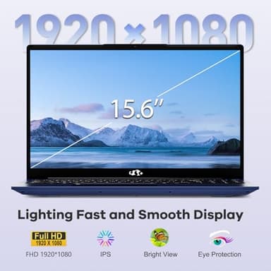 NIMO 15.6" IPS FHD-Gaming-Laptop, 8 Cores AMD Ryzen 7 6800H 32GB DDR5 RAM 2TB SSD (Beat Intel i7-12700H, Up to 4.7GHz) AMD Radeon 680M GPU-Computer with 100W Type-C Backlit Keyboard - Image 4