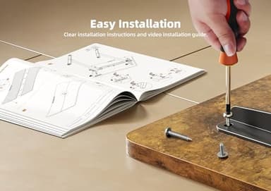 YDN Standing Desk, Electric Adjustable Height Stand up Desk, 63x24 Inches Sit Stand Home Office Desk with Splice Board, Rustic Brown Top - Image 9