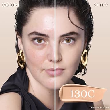 Lancôme Teint Idole Ultra Wear Natural Matte Foundation- Longwear, Medium-Full Coverage, Natural Finish, Waterproof & Hydrating - 130C (Fair to Light Skin with Cool/Pinky Undertones), 1 Fl Oz - Image 3