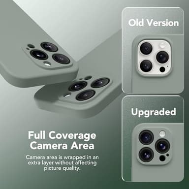 SuydanBox Magnetic for iPhone 16 Pro Max Case, Compatible with MagSafe, [Full Camera Protection][Screen Protector] Silicone Shockproof Protective Phone Case for iPhone 16 Pro Max 6.9", Calke Green - Image 8