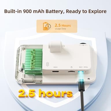 LM115 LCD Digital Coin Microscope for Adults and Kids, 5'' Handheld USB Coin Magnifier with Screen, Anti-Shake, Portable 12MP Microscope Camera with 8 LED Lights, PC View, Metal Stand, 1080P Video - Image 8