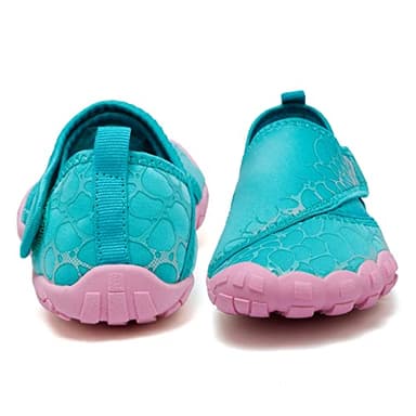 Kids Boys & Girls Water Shoes Lightweight Comfort Sole Easy Walking Athletic Slip on Aqua 5 Toe Sock(Toddler/Little Kid/Big Kid) U221WZ549.SA-Light Blue-32 - Image 6