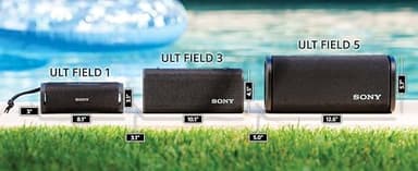 Sony ULT Field 5 Wireless Portable Bluetooth Speaker, IP67 Waterproof, Dustproof, and Rustproof with Enhanced Bass, 25 Hour Battery, 360° Party Light, and Shoulder Strap (SRSULT50B), Black - Image 7