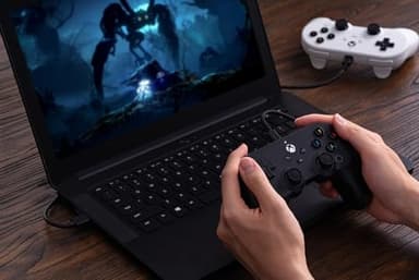 8Bitdo Pro 2 Wired Controller for Xbox, Hall Effect Joysticks and Hall Triggers, 3.5mm Audio Jack, Compatible with Xbox Series X|S, Xbox One, Windows 10/11 - Officially Licensed (Black) - Image 6