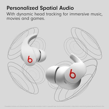 Beats Fit Pro - True Wireless Noise Cancelling Earbuds - Apple H1 Headphone Chip, Compatible with Apple & Android, Class 1 Bluetooth, Built-in Microphone, 6 Hours of Listening Time - Beats White - Image 4
