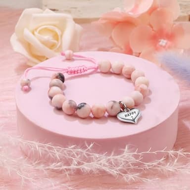 Sereney 7 Year Old Girl Birthday Gifts, Adjustable Beaded Bracelet as 7th/7yr Year Old Girl Birthday Gifts for Seven Daughter Niece Granddaughter Girls - Image 8