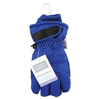Hudson Baby Unisex Snow Gloves, Royal Blue, 3-4 Years - Image 2