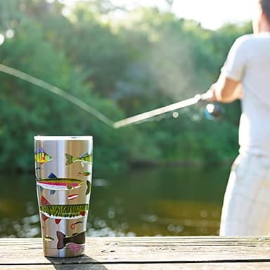 Tervis Disney Mickey Mouse One : Walt’s Plane - Travel Poster New York Triple Walled Insulated Tumbler Keeps Drinks Cold & Hot, 20oz - Stainless Steel - Image 8