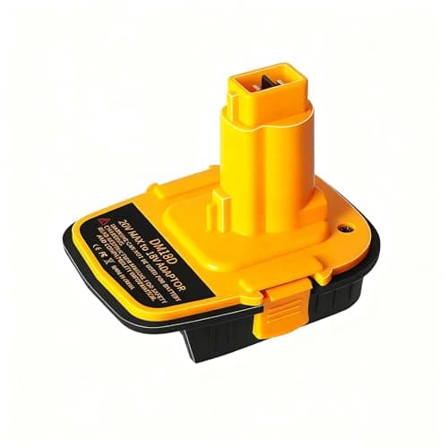 awokee Battery Adapter DM18D with USB,Compatible with Dewalt 18V Tools.Convert for DeWalt 20V & for Milwaukee M18 Lithium Battery to NiCad & NiMh Battery Tools - Image 1