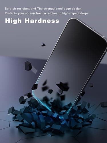 GIGIKISS 2 Pack for iPhone 16 Pro Max Matte Screen Protector 6.9 inch, Anti Fingerprint Anti Glare Screen Protector Tempered Glass Easy Installation - Image 6