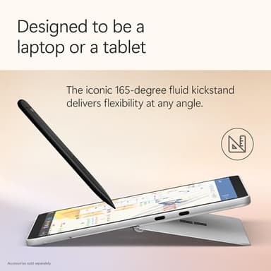 Microsoft Surface Pro 2-in-1 Laptop/Tablet (2025), Windows 11 Copilot+ PC, 12" Touchscreen Display, Snapdragon X Plus (8 Core), 16GB RAM, 256GB Storage, Platinum - Image 3