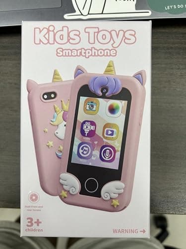 UCIDCI Kids Smart Phone for Girls Ages 3-7 with Dual Camera - Learning Games, Travel Toy with MP3 Music Player for Christmas, Birthday Gifts for 3-7 Year Old Boys - Image 8