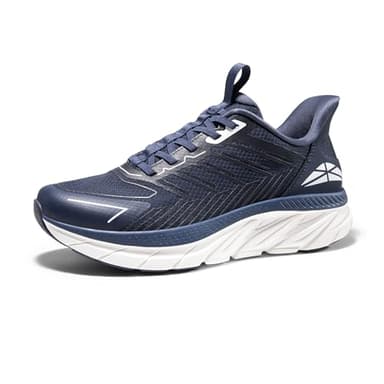 ALLSWIFIT Men's Slip On Walking Shoes Running Comfortable Tennis Breathable Non Slip Athletic Gym Workout Cross Training Fashion Sneakers,Size 11,Blue,SARR034M - Image 1