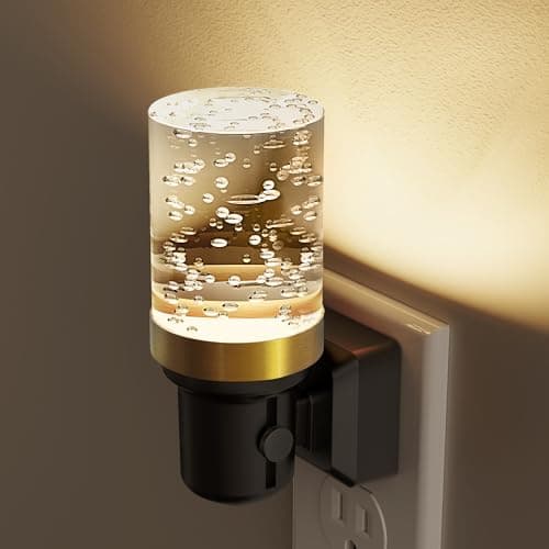 L LOHAS LED Night Light, Dimmable Night Lights Plug into Wall, Automatic Night Lights Plug in with Auto Light Sensor, Adjustable Brightness 3000K LED Night Light, for Bedroom Hallway Home Decor - Image 1
