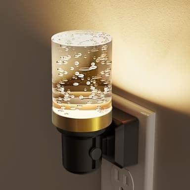 L LOHAS LED Night Light, Dimmable Night Lights Plug into Wall, Automatic Night Lights Plug in with Auto Light Sensor, Adjustable Brightness 3000K LED Night Light, for Bedroom Hallway Home Decor - Image 1