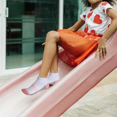 JAMEGIO Girl Socks 12 Pairs Girls Ankle Sock Athletic Running Low Cut Sock(10-14 Years) - Image 3