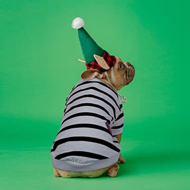 Preferhouse Pet Dog Striped T-Shirt Dogs Cats Cotton Vest Spring Summer Pet Apparel Tee Shirt Suitable for Small and Medium Large Pets French Bulldog Bichon - Image 7